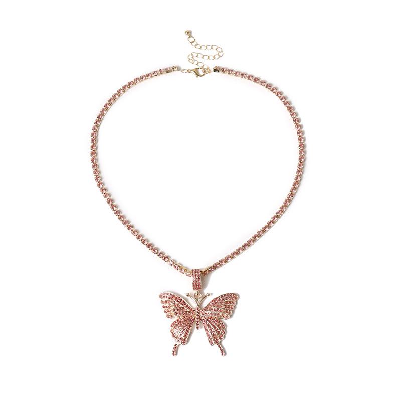 Crystal Butterfly Necklace