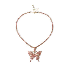 Crystal Butterfly Necklace