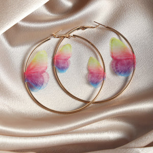 Butterfly Heaven Hoops