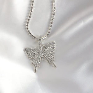 Crystal Butterfly Necklace