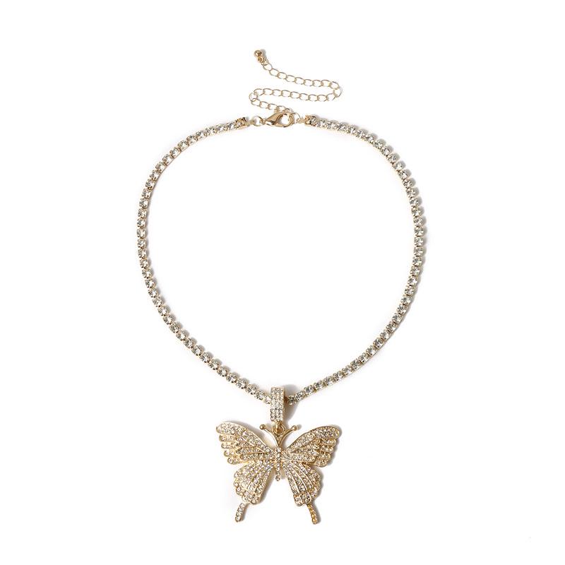 Crystal Butterfly Necklace