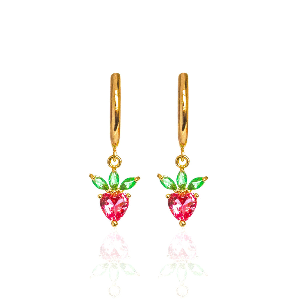 Very Berry Strawberry Earrings