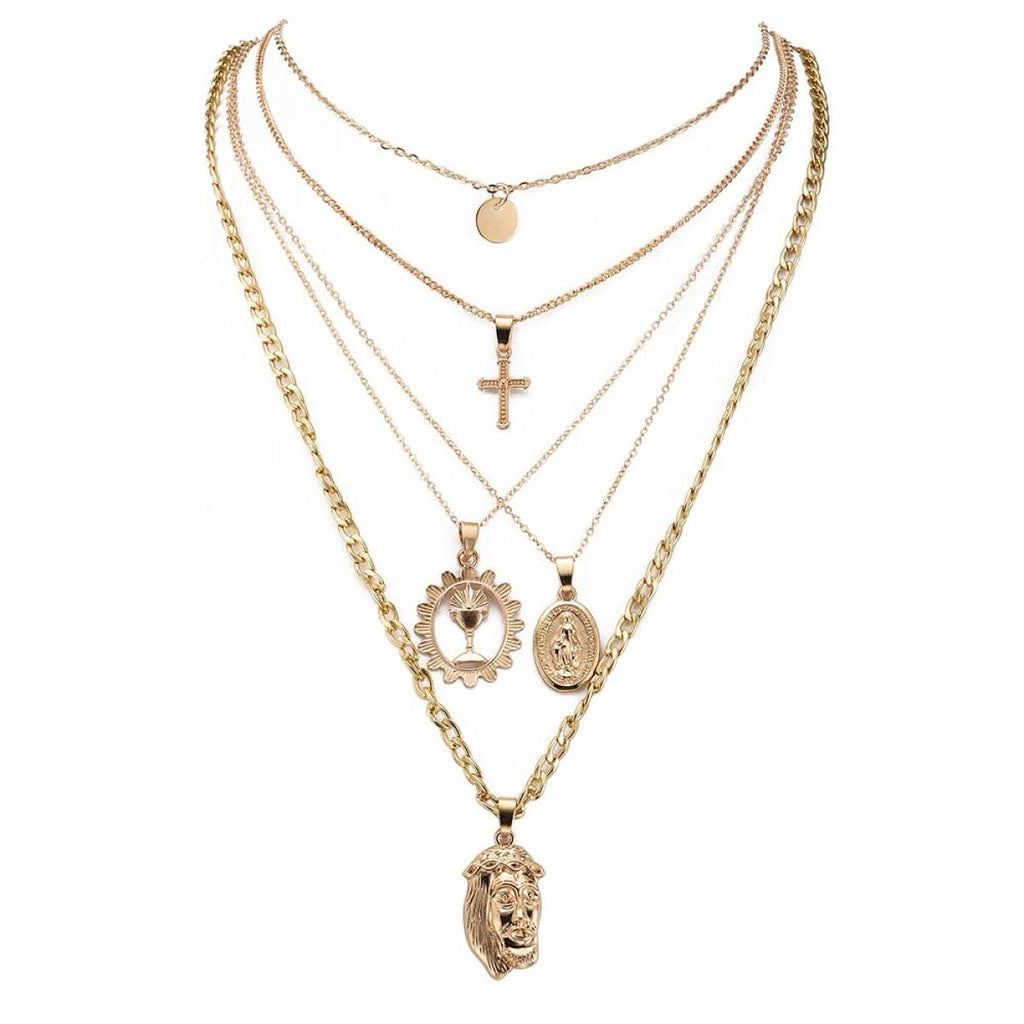 Jesus Save Us Necklace Set