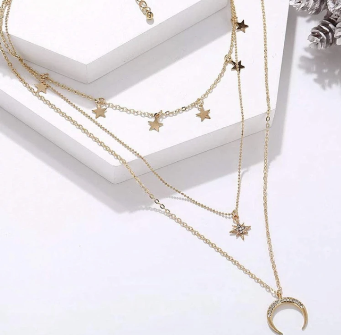 Shooting Star Necklace Set