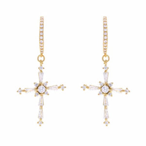 Icon Cross Earrings