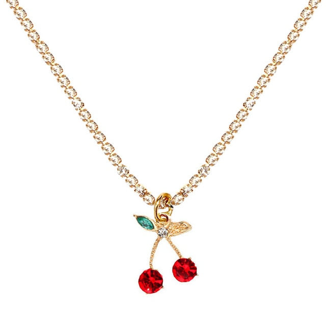 Red Cherry Necklace