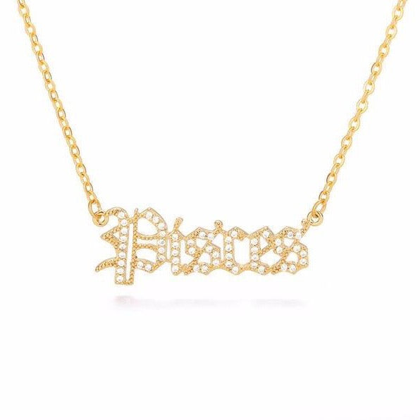 Gold Zodiac Sign Necklace