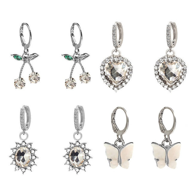 Heavenly White Earrings Collection
