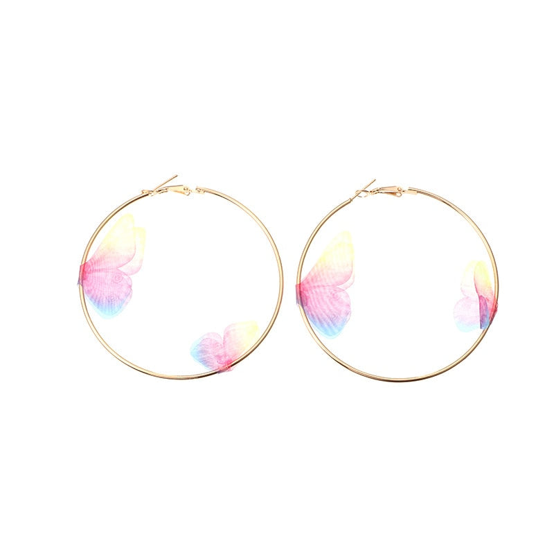 Butterfly Heaven Hoops