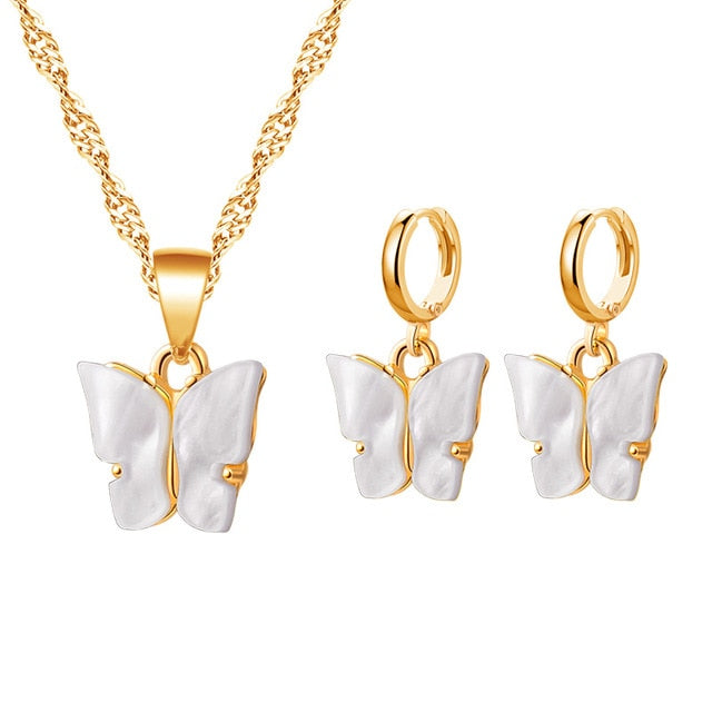 Pearl Butterfly Set