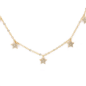 5 Star Crystal Necklace