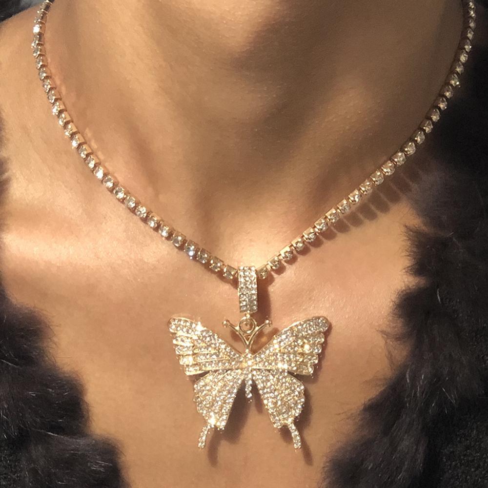 Crystal Butterfly Necklace