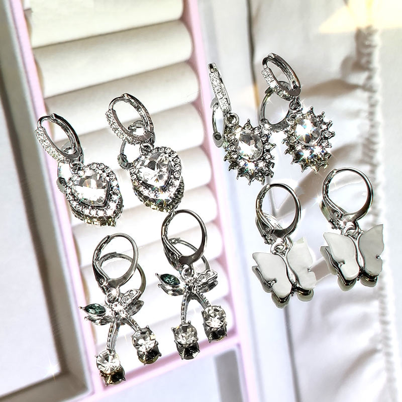 Heavenly White Earrings Collection