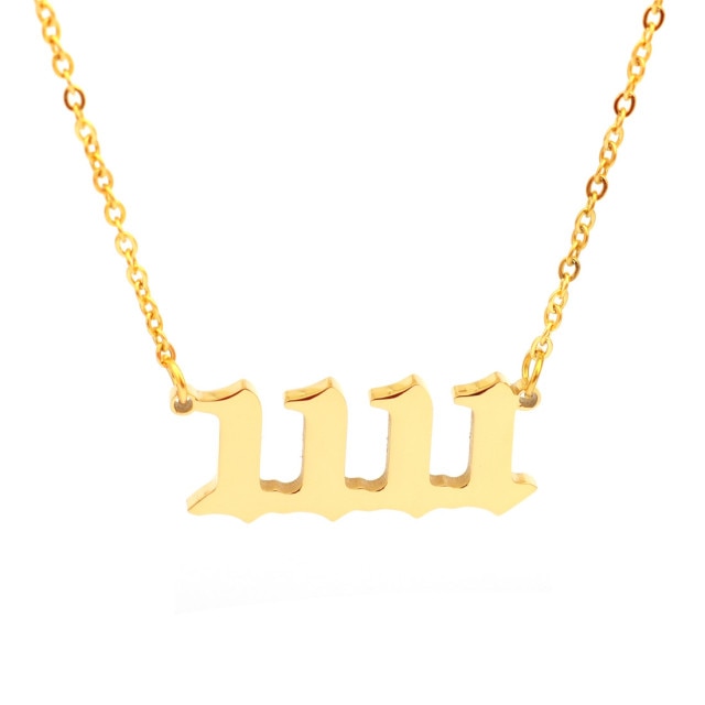 Custom Angel Number Necklace