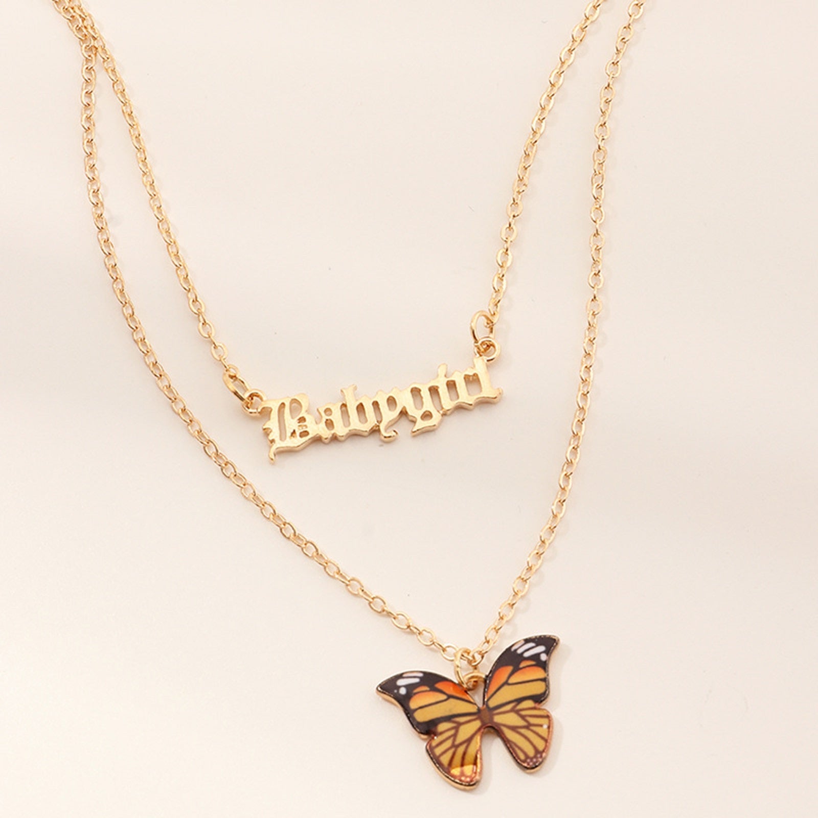 Baby Girl Butterfly Necklace