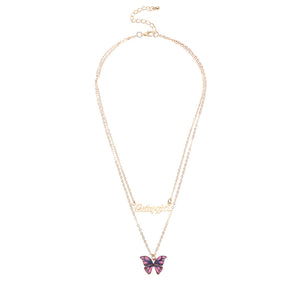 Baby Girl Butterfly Necklace