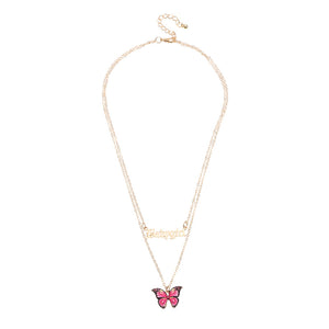 Baby Girl Butterfly Necklace