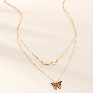 Baby Girl Butterfly Necklace