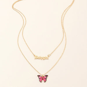 Baby Girl Butterfly Necklace